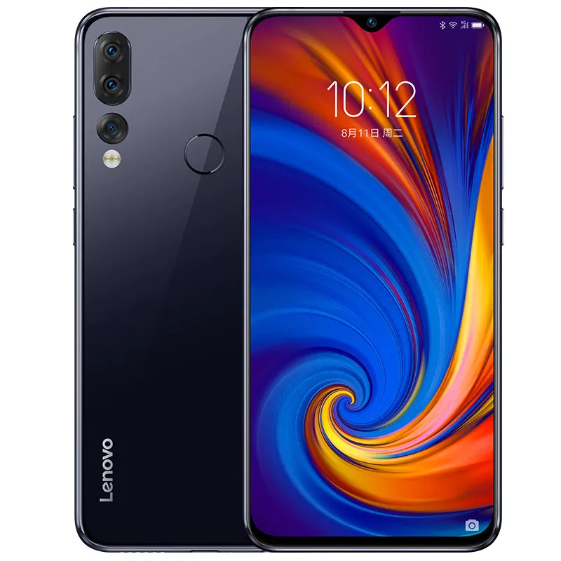 Lenovo Z5S Smartphone - 4G RAM 64G ROM, 2340X1080 Snapdragon, SDM710, Octa-core Triple Rear Camera, Face ID - Gray, US Plug
