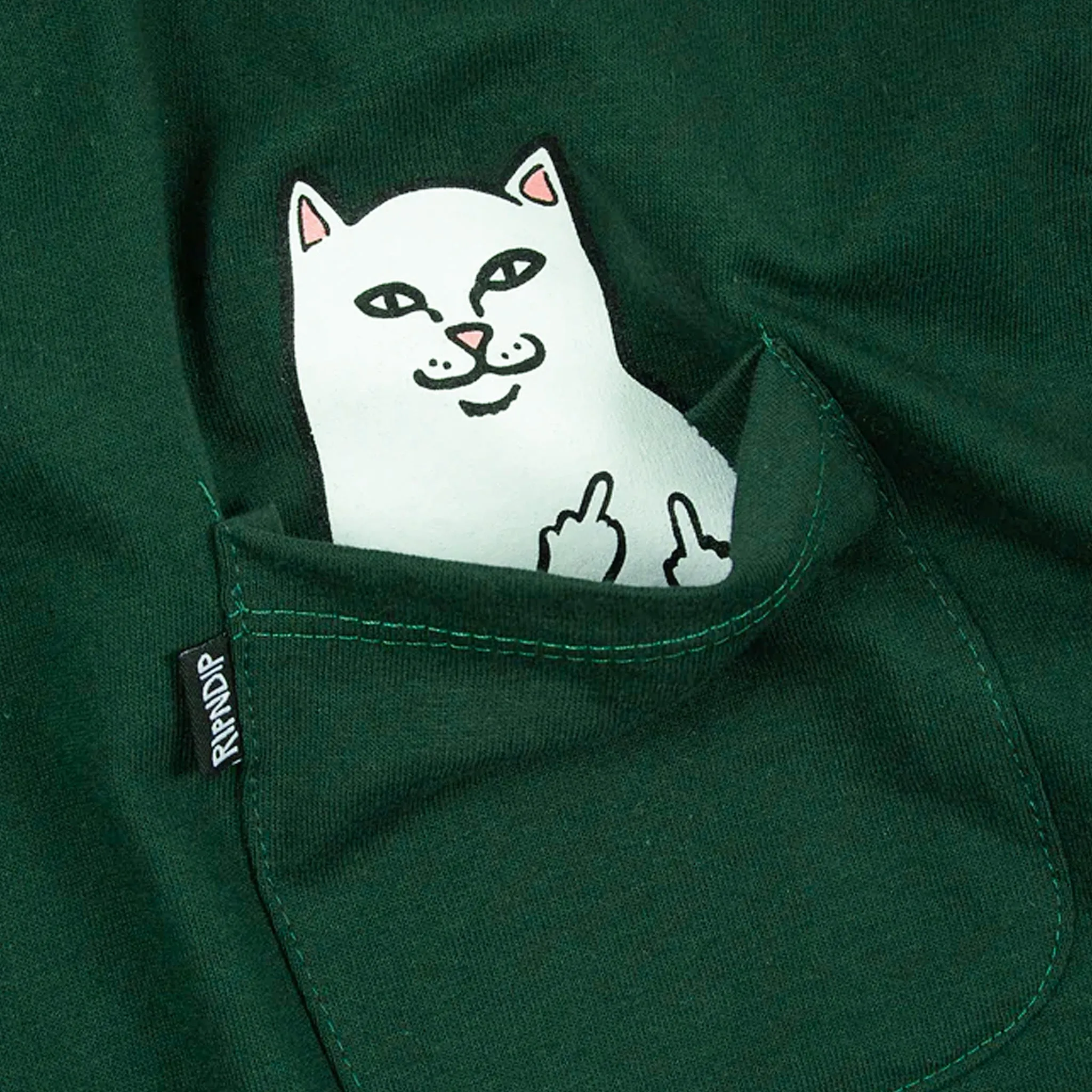 Lord Nermal Pocket L/S Tee (Dark Green)