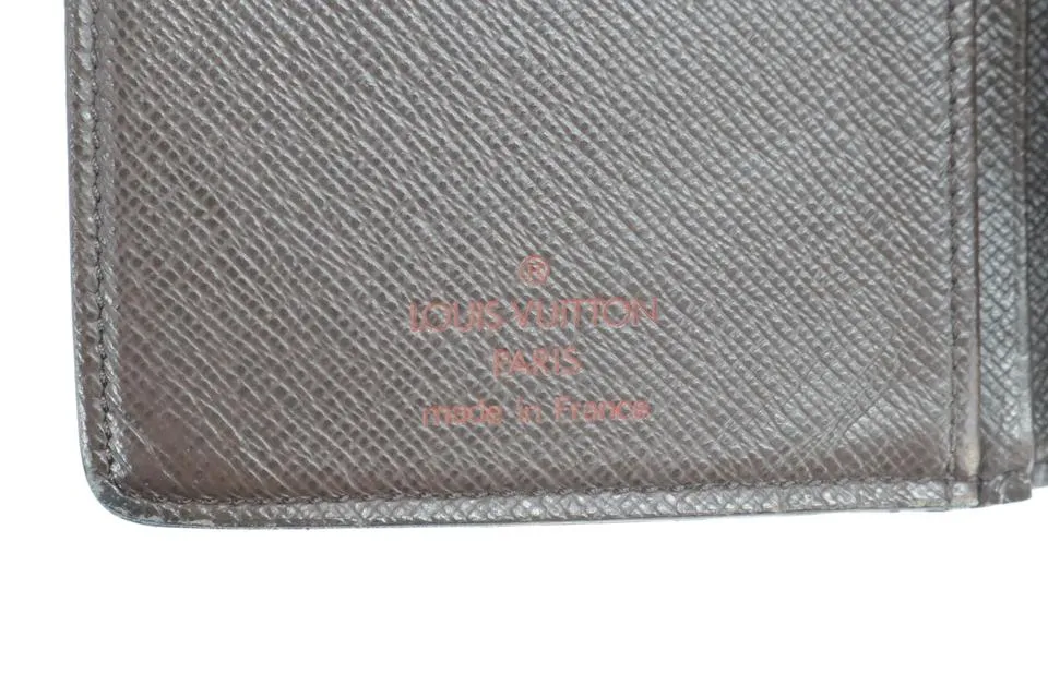 Louis Vuitton 11LK0120 Damier Ebene Long Bifold Flap