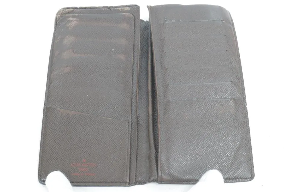 Louis Vuitton 11LK0120 Damier Ebene Long Bifold Flap