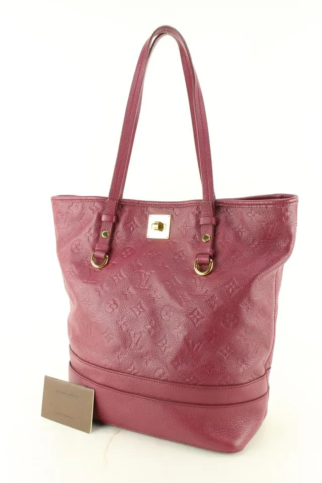 Louis Vuitton Aurore Monogram Empreinte Citadine PM Tote 53lu715s