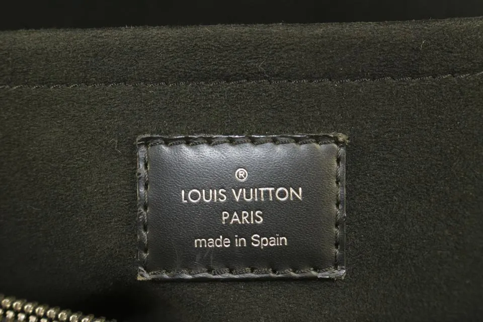Louis Vuitton Black Epi Leather Noir Marly MM 2way Tote Bag 1110lv16