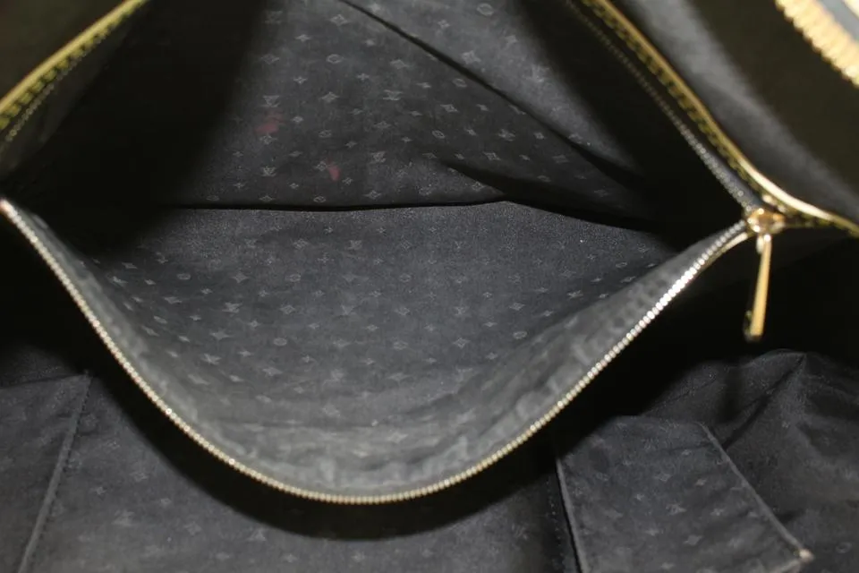 Louis Vuitton Black Suhali Leather Lockit GM Dome Bag 2lv1020