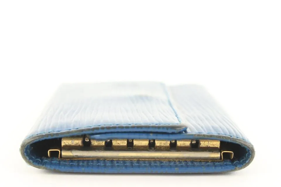 Louis Vuitton Blue Epi Leather Toledo Multicles 6 Key Holder 8lk0128