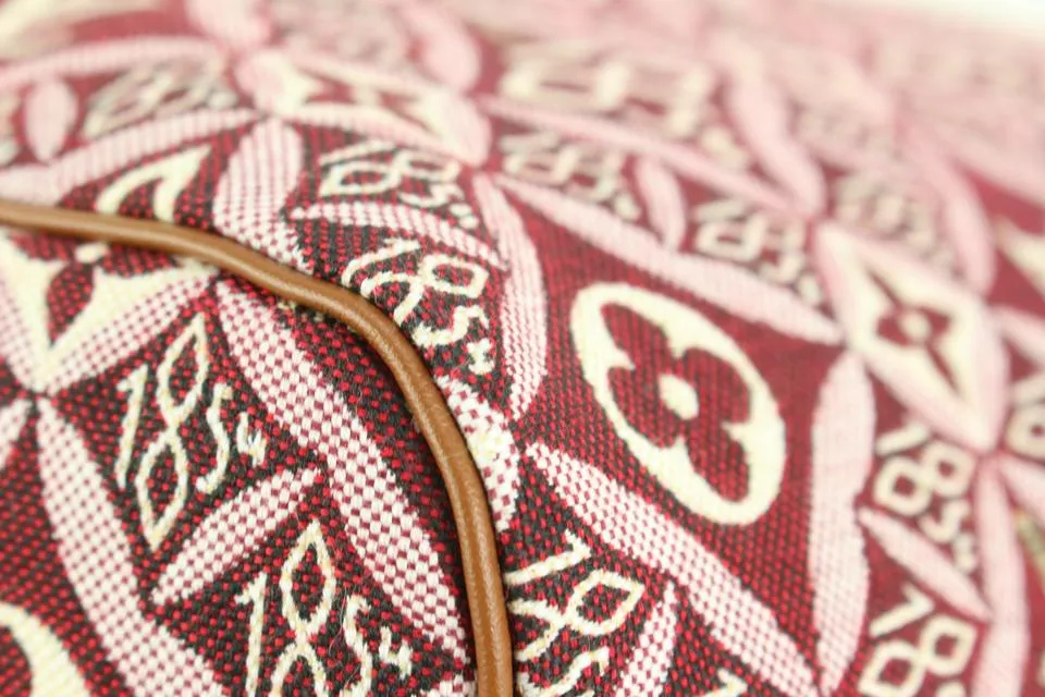 Louis Vuitton Bordeaux  Monogram Since 1854 Neverfull MM Tote with Pouch  24lz53s