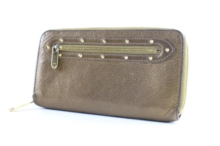 Louis Vuitton Bronze Suhali Long Zippy Wallet 228121