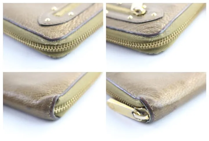 Louis Vuitton Bronze Suhali Long Zippy Wallet 228121