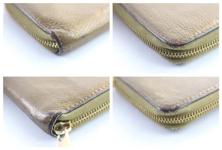 Louis Vuitton Bronze Suhali Long Zippy Wallet 228121