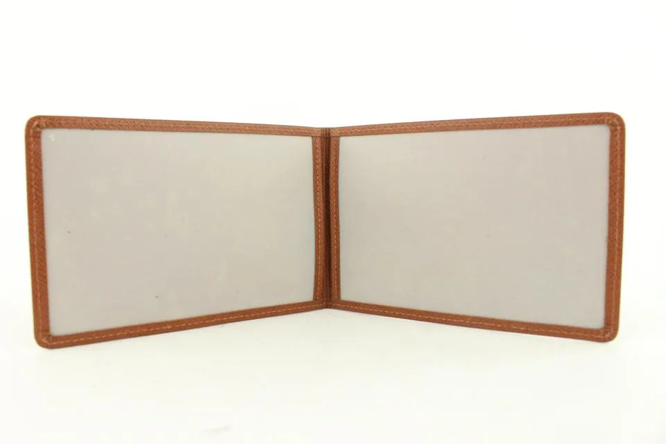 Louis Vuitton Brown Taiga Leather Card Holder ID Wallet case 511lvs68