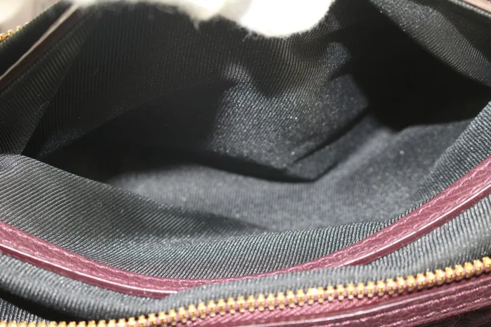 Louis Vuitton Burgundy Monogram Jacquard Volupte Psyche  Bag 663lvs618