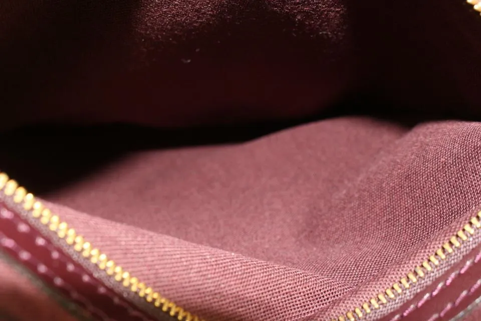 Louis Vuitton Burgundy Taiga Leather Cassiar Backpack 1015lv42