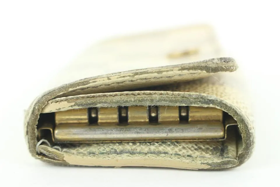 Louis Vuitton Damier Azur 4 Key Holder Case Multicles Wallet 9lk0128