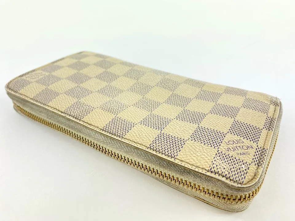 Louis Vuitton Damier Azur Zippy Long Wallet 18lva1117