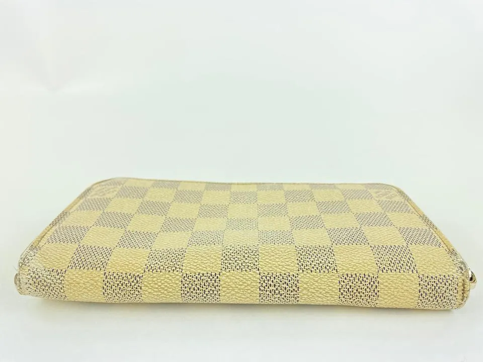 Louis Vuitton Damier Azur Zippy Long Wallet 18lva1117