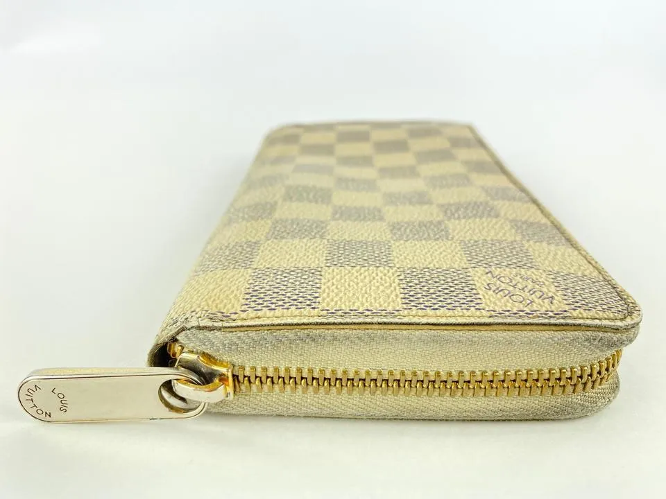 Louis Vuitton Damier Azur Zippy Long Wallet 18lva1117