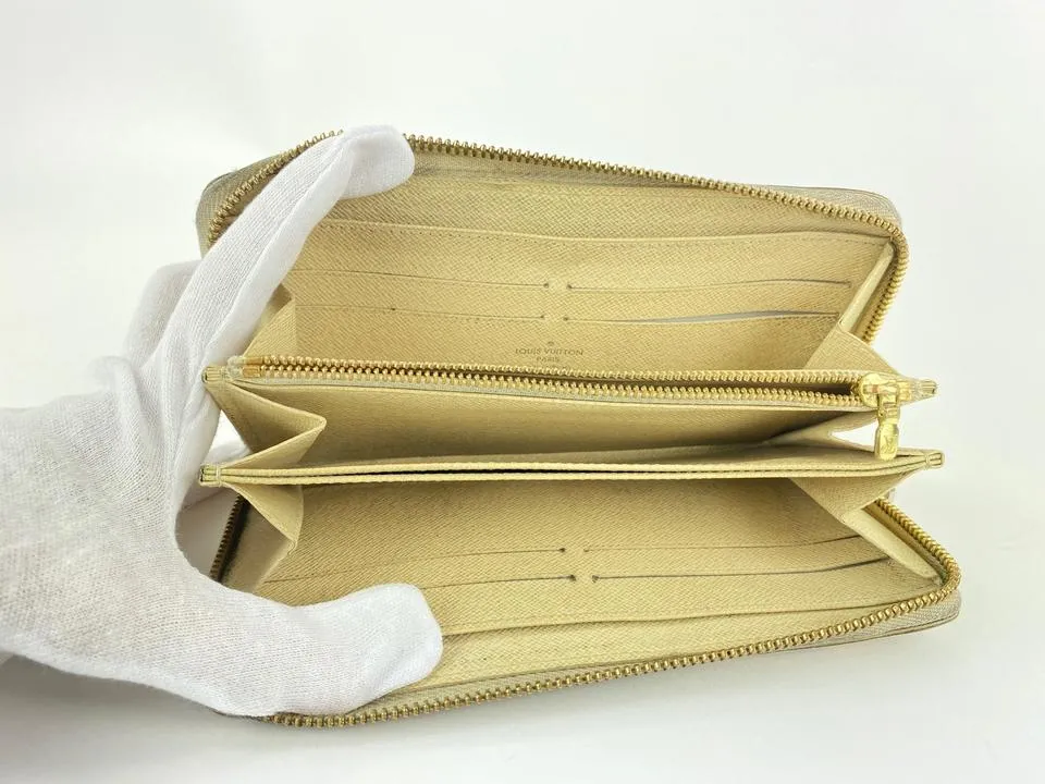 Louis Vuitton Damier Azur Zippy Long Wallet 18lva1117