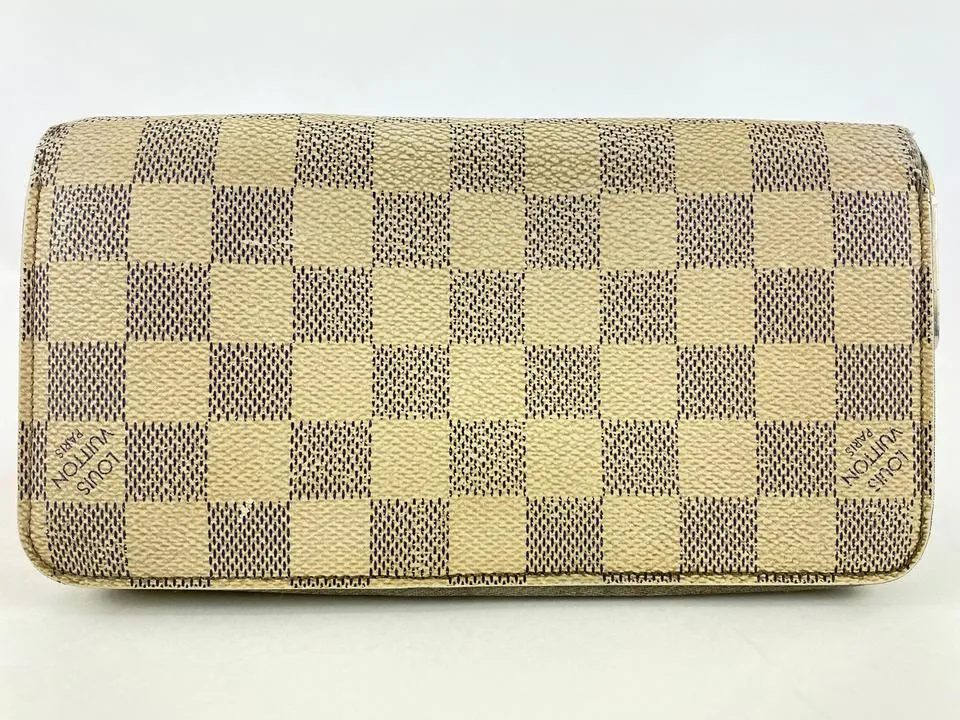 Louis Vuitton Damier Azur Zippy Long Wallet 18lva1117