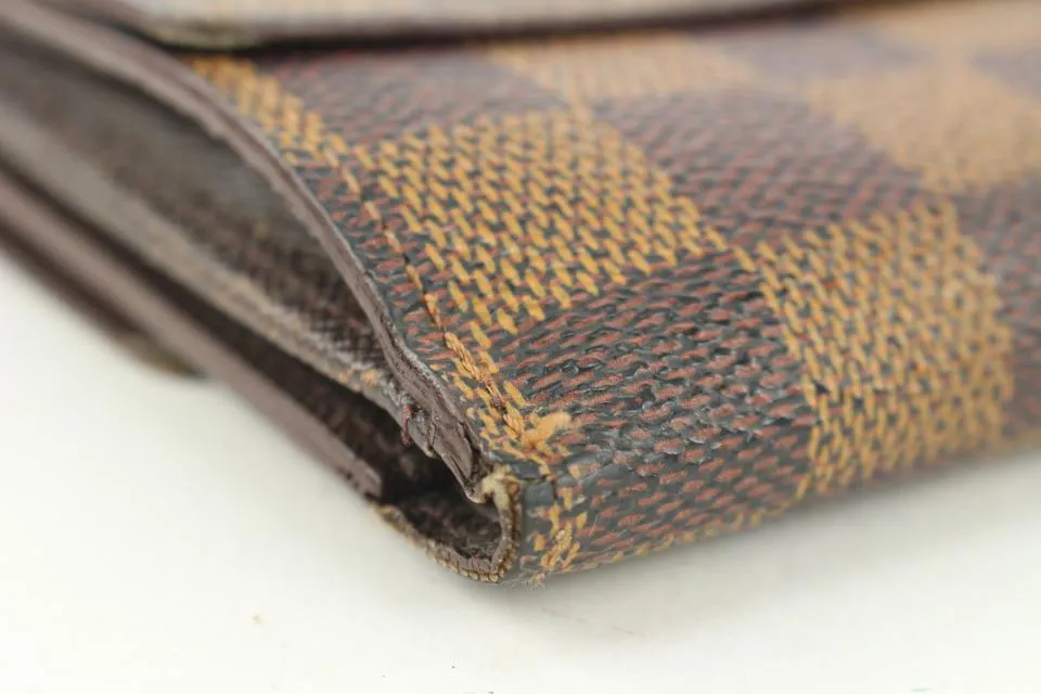 Louis Vuitton Damier Ebene Elise Compact Snap Wallet 366lvs525