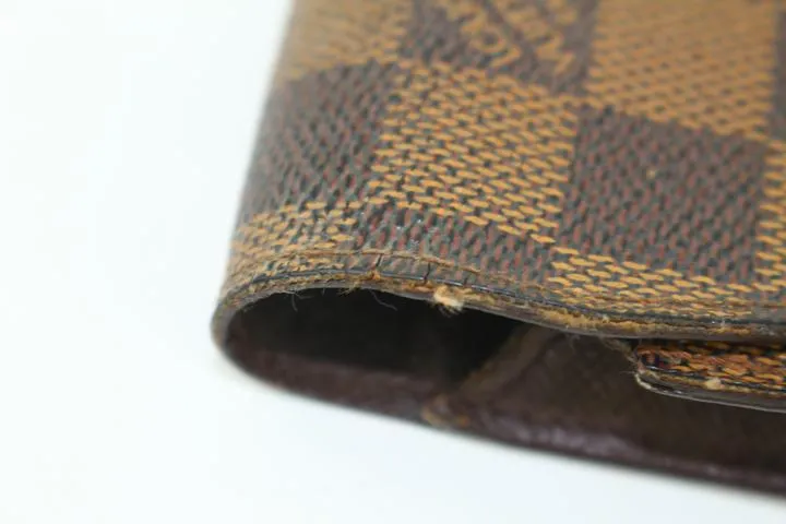 Louis Vuitton Damier Ebene Mobile Etui Cigarette or Phone Case 12lz1002