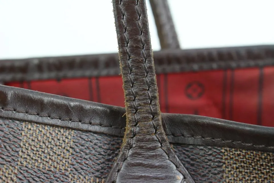 Louis Vuitton Damier Ebene Neverfull MM Tote Bag 95lv318s