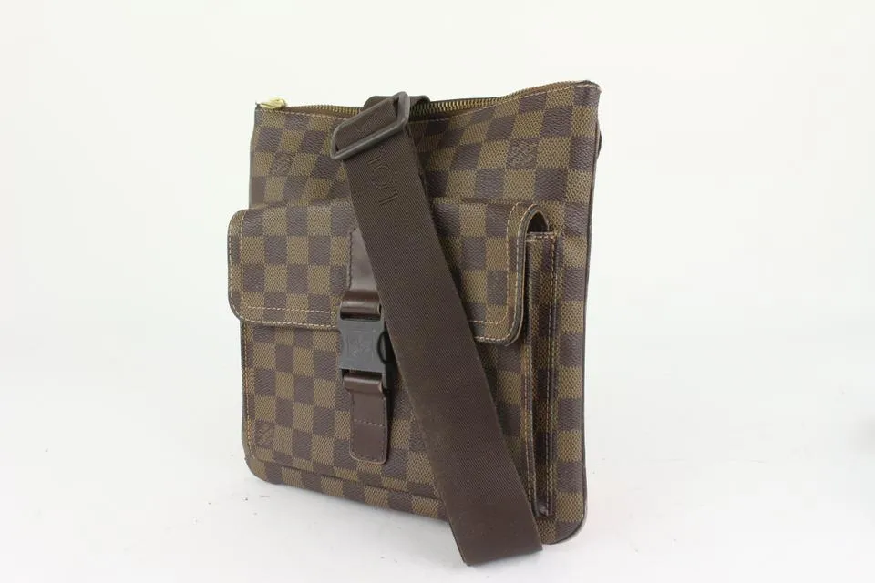 Louis Vuitton Damier Ebene Pochette Melville Crossbody Bag 1014lv9