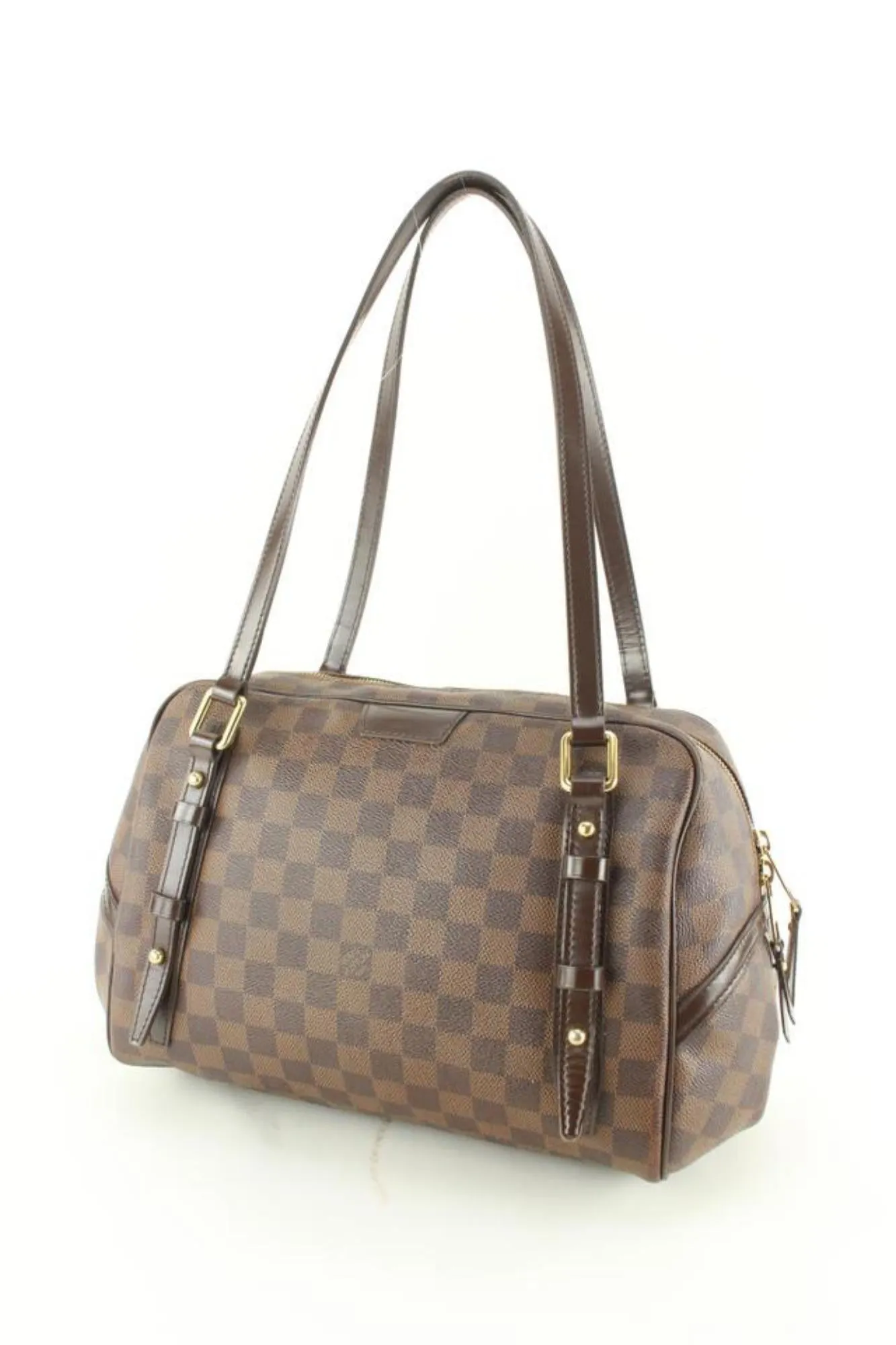 Louis Vuitton Damier Ebene Rivington GM Bowler 40lk613s
