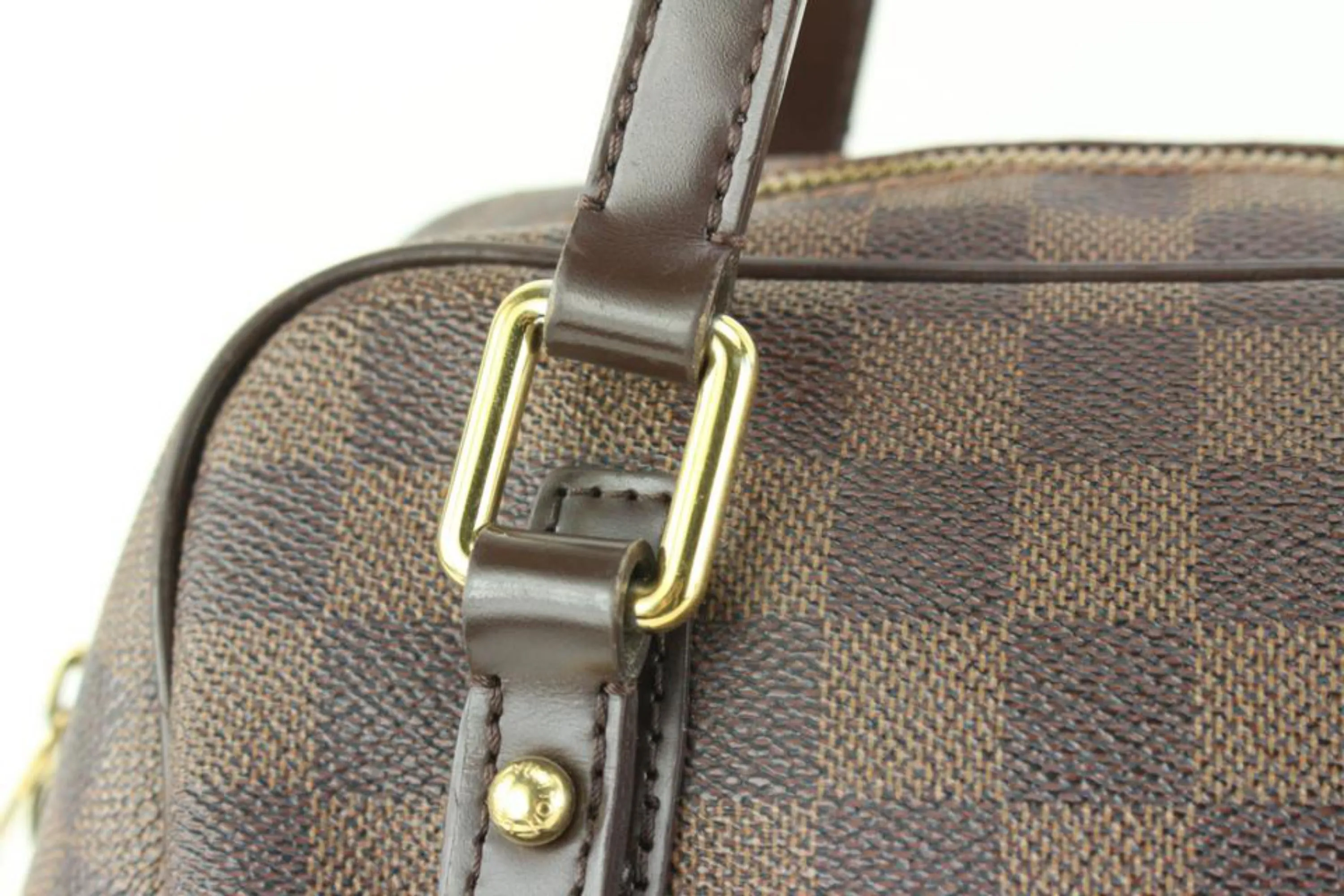 Louis Vuitton Damier Ebene Rivington GM Bowler 40lk613s