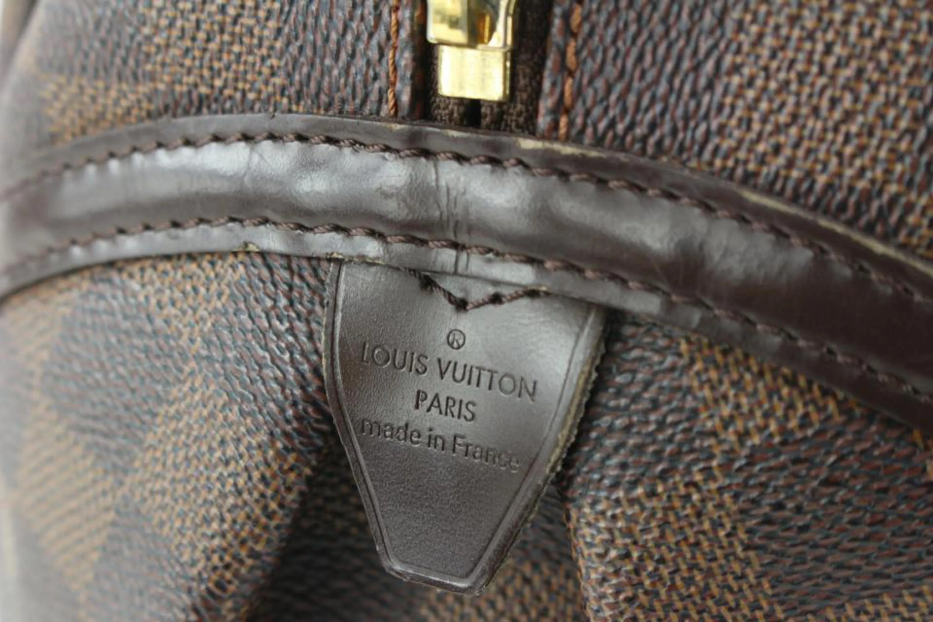 Louis Vuitton Damier Ebene Rivington GM Bowler 40lk613s