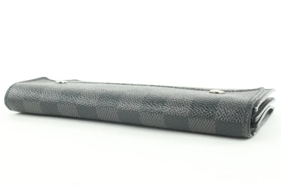 Louis Vuitton Damier Graphite Portefeuille Accordion Long Flap Wallet 222lvs210