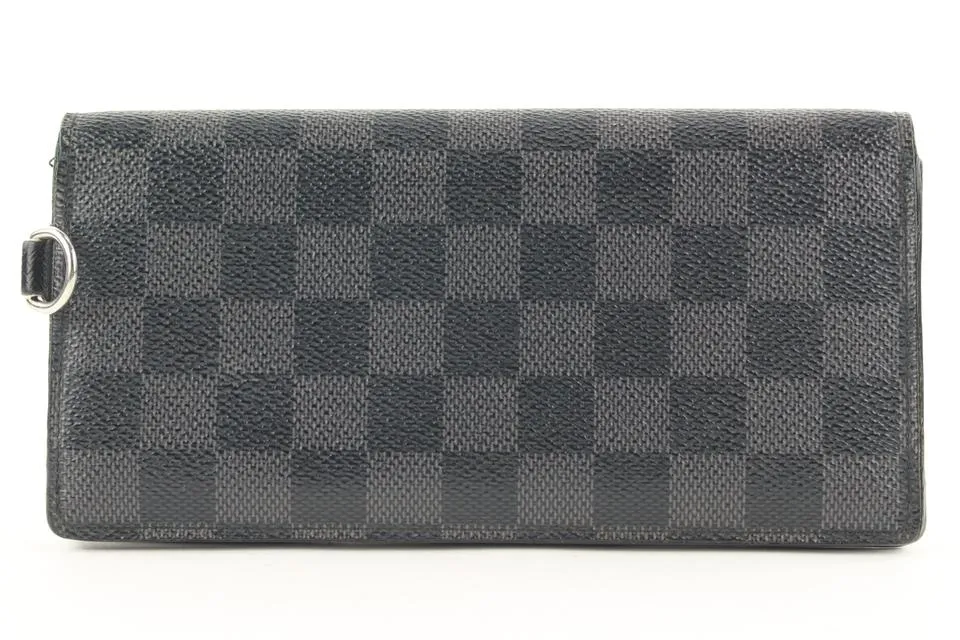 Louis Vuitton Damier Graphite Portefeuille Accordion Long Flap Wallet 222lvs210
