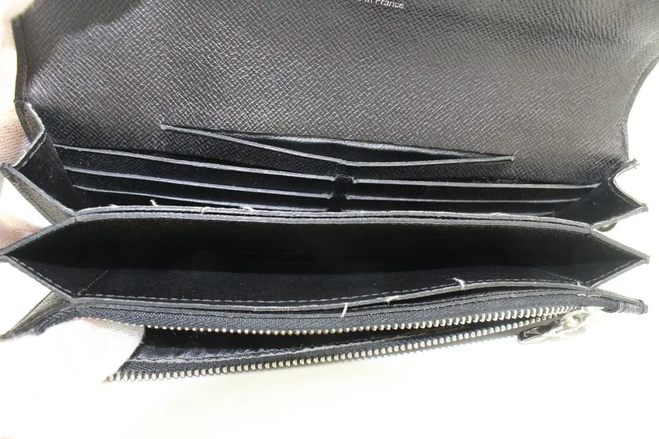 Louis Vuitton Damier Graphite Portefeuille Accordion Long Flap Wallet 222lvs210
