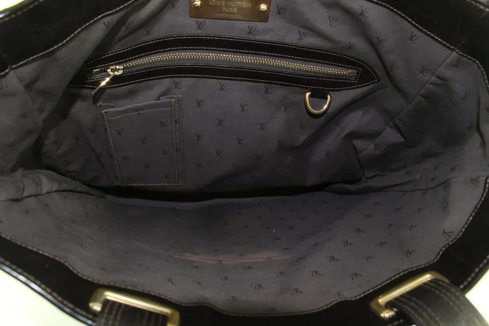 Louis Vuitton Dark Brown Soana Leather Gaston V Runway Sac Plat Tote 484lvs64