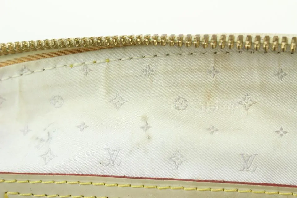 Louis Vuitton Ivory Suhali Leather Lockit PM Dome Bag 820lv88