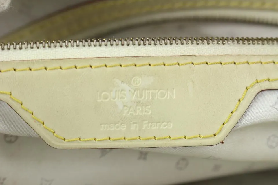 Louis Vuitton Ivory Suhali Leather Lockit PM Dome Bag 820lv88