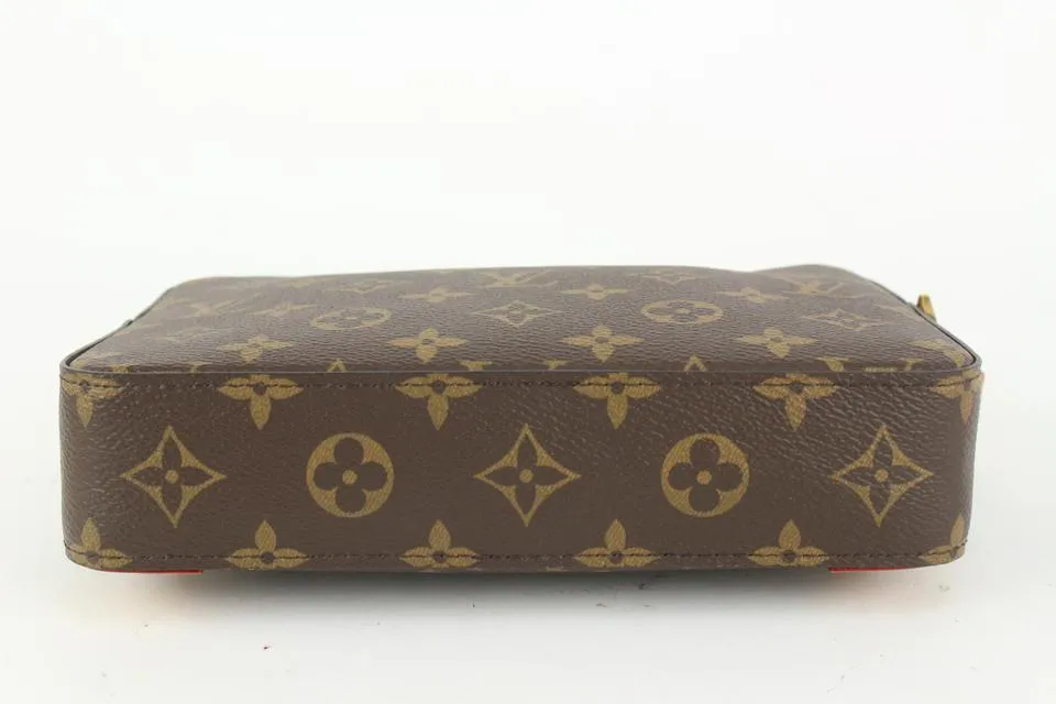 Louis Vuitton Limited Monogram Soft Trunk Pouch Wristlet 97lv31