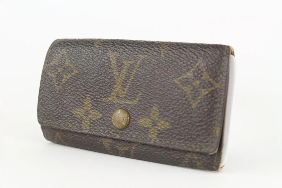 Louis Vuitton Monogram 4 Key Holder Multicles Case 1130lv15