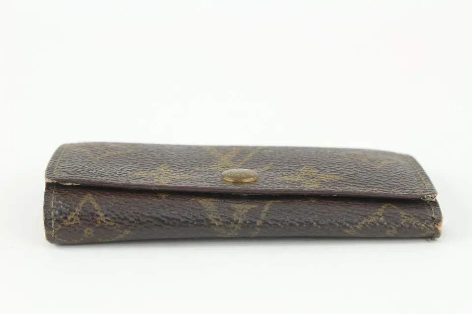 Louis Vuitton Monogram 4 Key Holder Multicles Case 1130lv15
