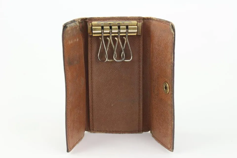 Louis Vuitton Monogram 4 Key Holder Multicles Case 1130lv15
