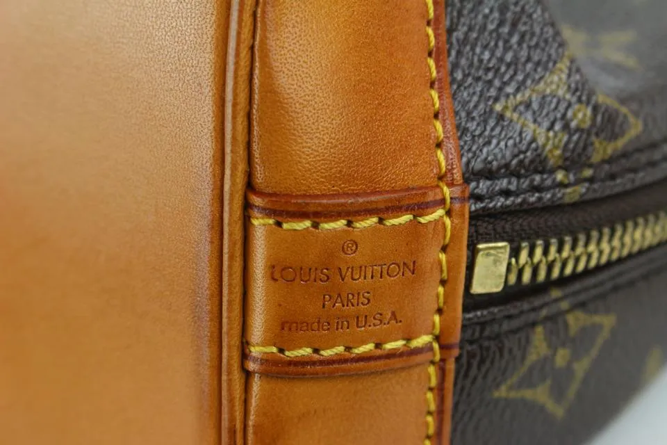 Louis Vuitton Monogram Alma PM Dome Boston Bag 920lv41