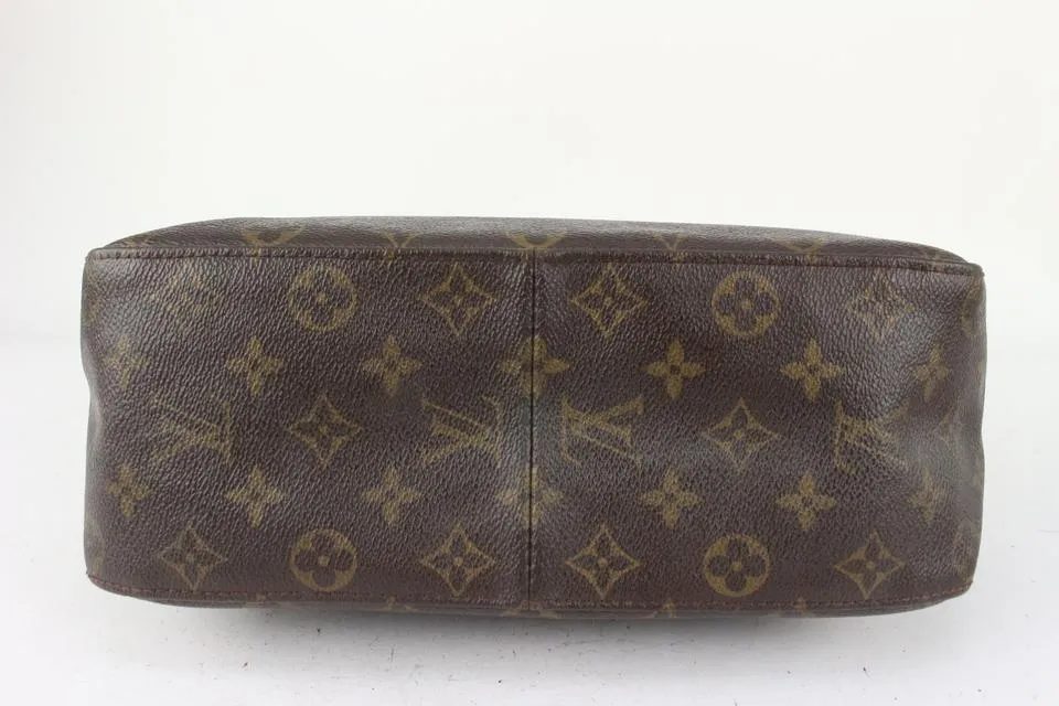 Louis Vuitton Monogram Looping GM Zip Hobo Bag 824lv36