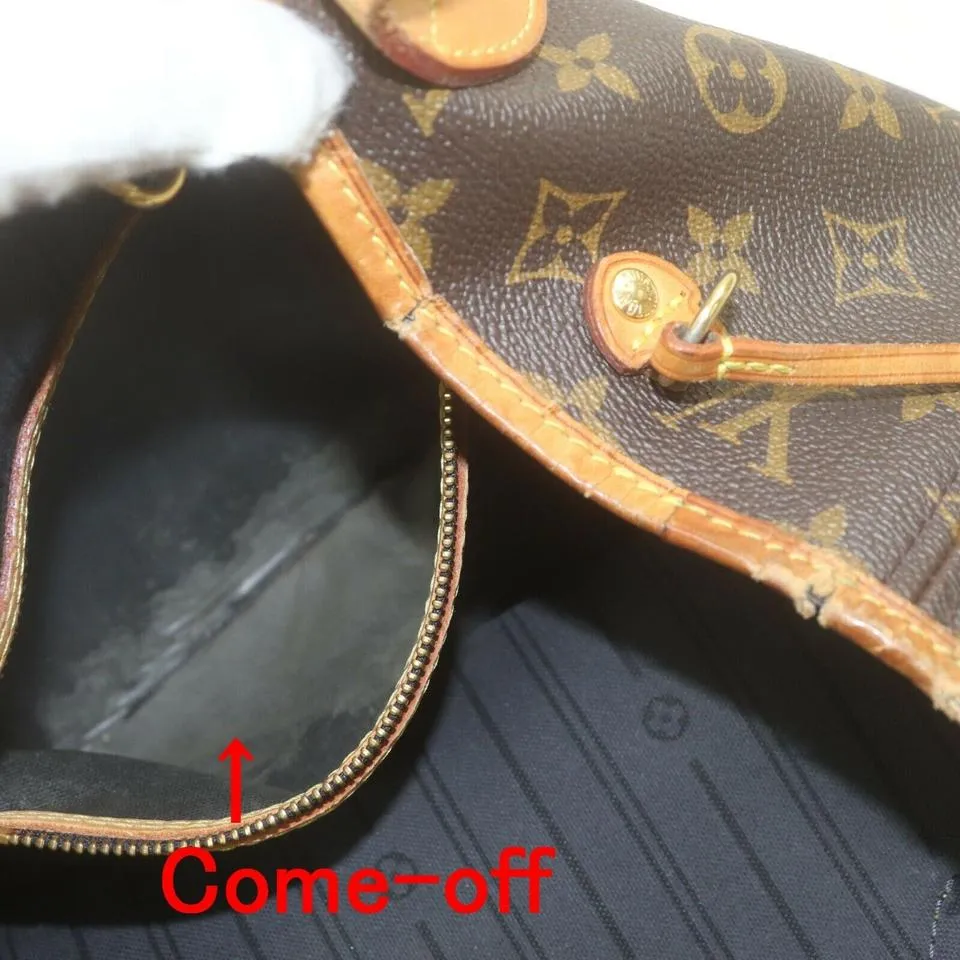 Louis Vuitton Monogram Mongram Neverfull PM Tote with Stripe 863287