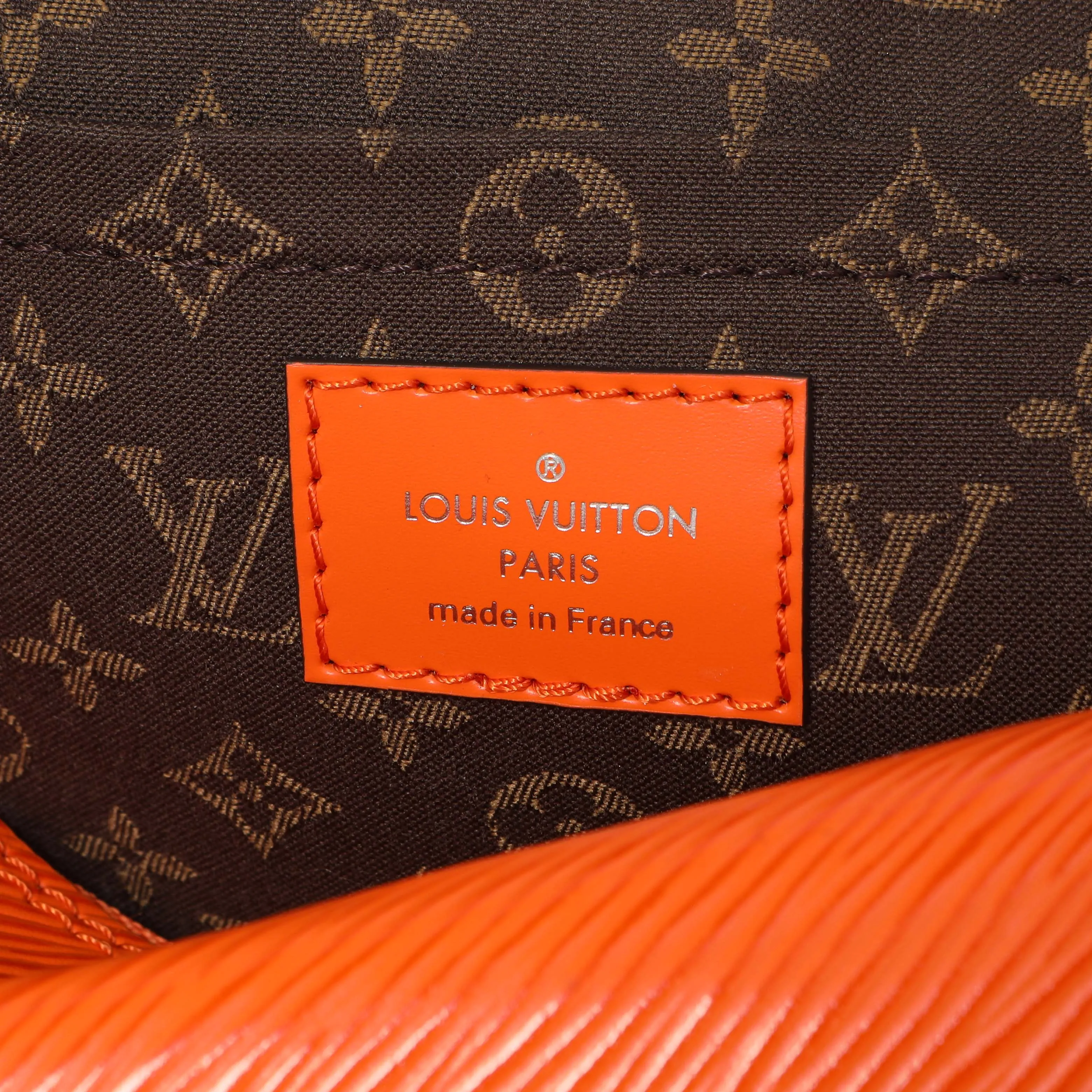 Louis Vuitton Orange Epi Alma Backpack