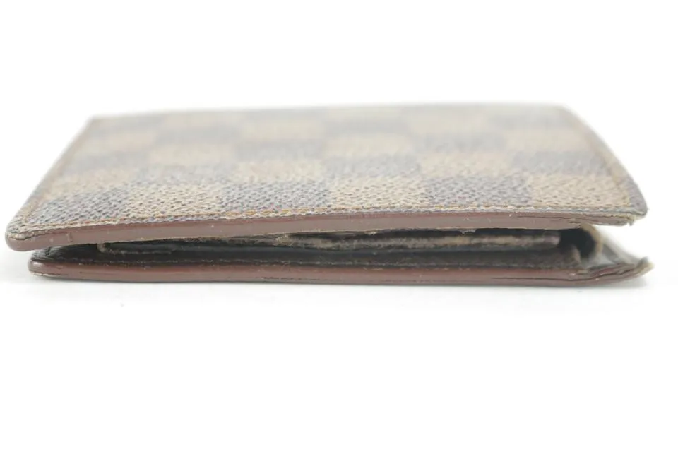 Louis Vuitton Rare Centenaire Edition Damier Ebene Bifold Multiple Wallet 7LK1210