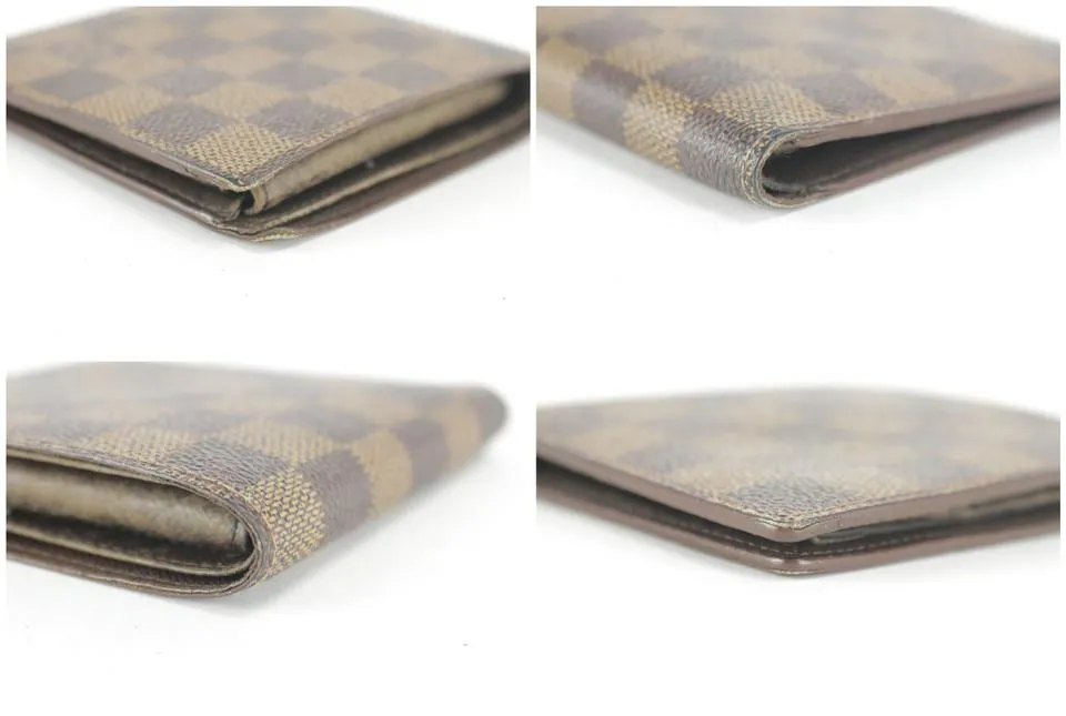 Louis Vuitton Rare Centenaire Edition Damier Ebene Bifold Multiple Wallet 7LK1210