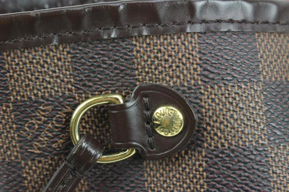 Louis Vuitton Small Damier Ebene Neverfull PM Tote Bag 94lz425s