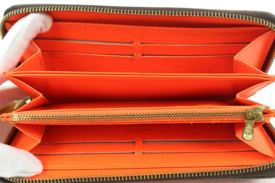 Louis Vuitton Stephen Sprouse Orange Graffiti Zippy Wallet Long Zip Around 118lv36