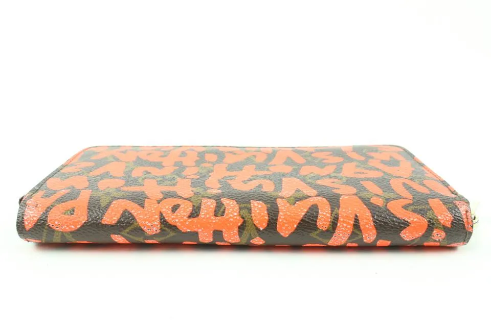 Louis Vuitton Stephen Sprouse Orange Graffiti Zippy Wallet Long Zip Around 118lv36