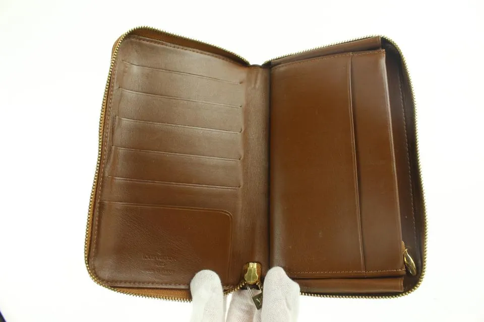 Louis Vuitton Vernis Zippy Compact Wallet Bronze 141lvs429
