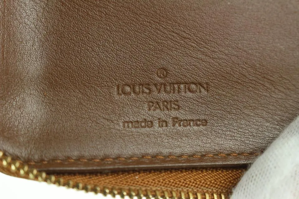 Louis Vuitton Vernis Zippy Compact Wallet Bronze 141lvs429