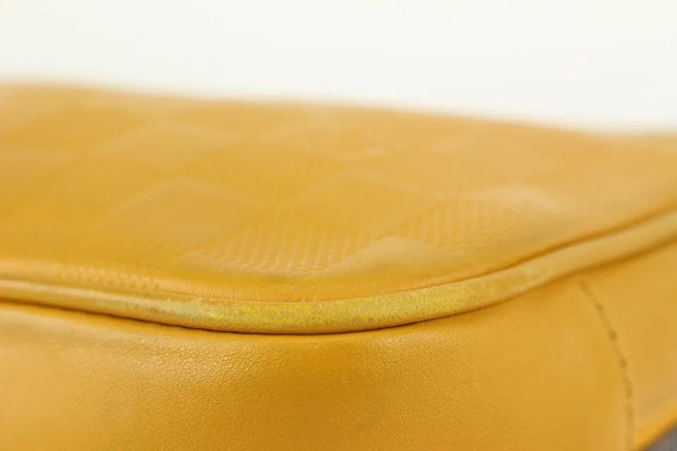 Louis Vuitton Yellow Damier Infini Toiletry Pouch GM Trousse Toilette 819lv74